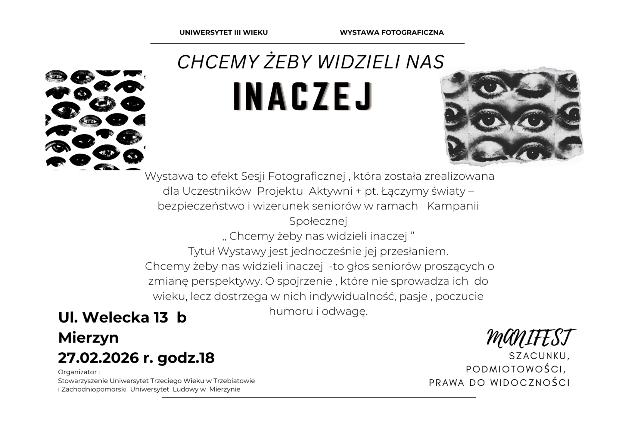 Chcemy, żeby nas widzieli inaczej – wystawa fotograficzna