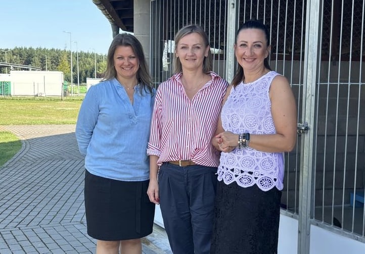 Na zdjęciu od lewej: Irena Łozynek, Jadwiga Tumielewicz, Magdalena Zagrodzka