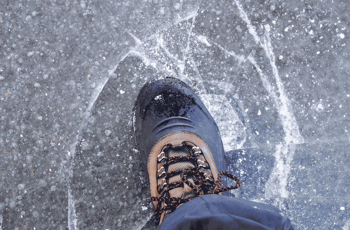 Pamiętaj ,że każde wejście na tafle lodu jest ryzykowne !