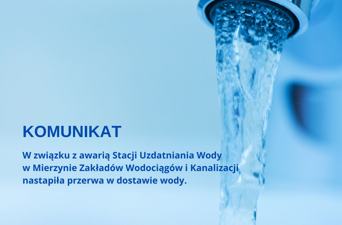 Przerwa w dostawie wody