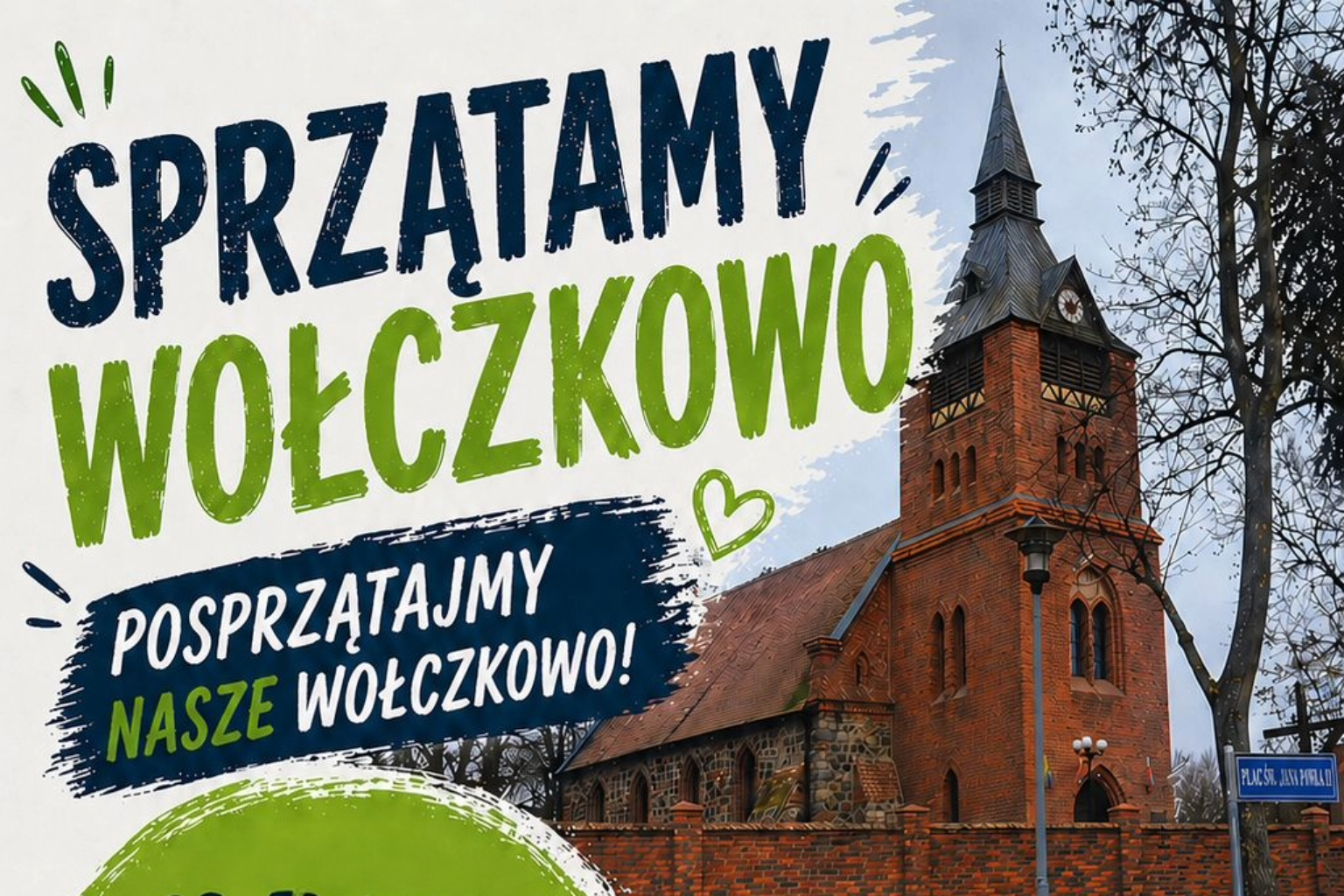 Sprzątamy Wołczkowo - wspólna akcja mieszkańców i lokalnych organizacji