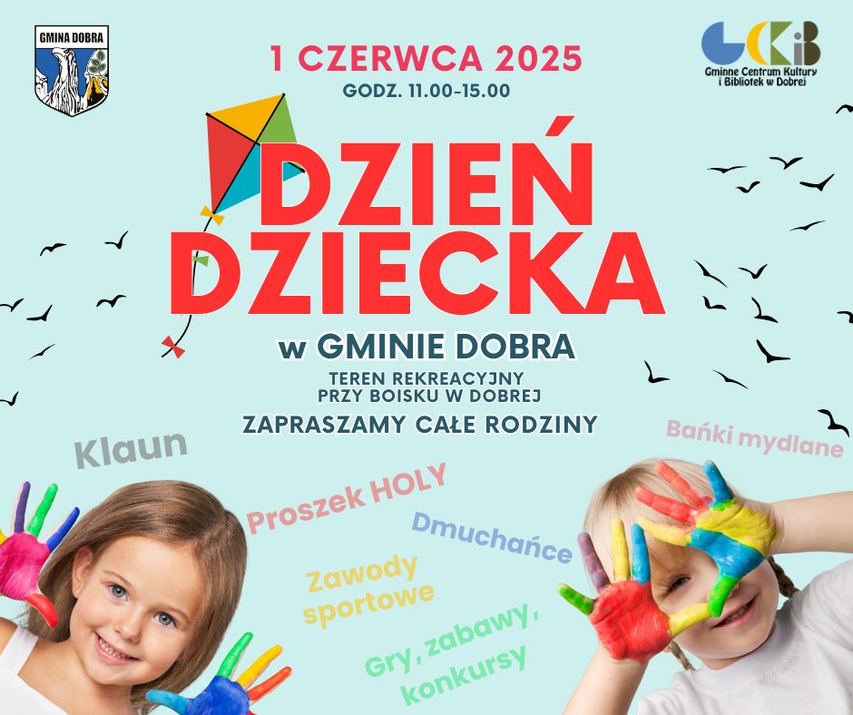 plakat imprezy dzień dziecka