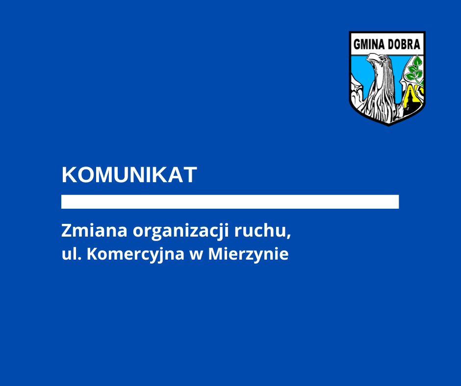 Zamknięcie drogi w Mierzynie