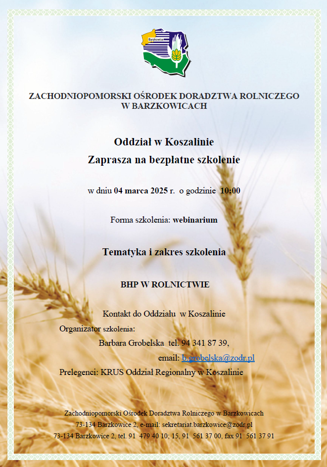Plakat wydarzenia