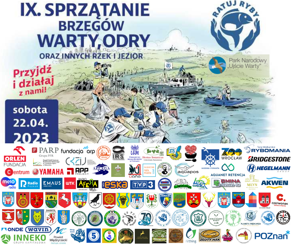 IX Sprzątanie brzegów Warty, Odry oraz innych rzek i jezior