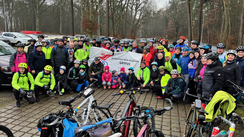 Noworoczny Rajd Rowerowy nad jezioro Świdwie