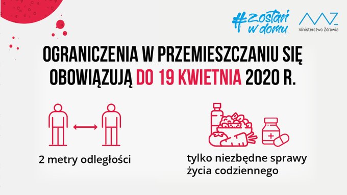 Informacja o ograniczeniach w przemieszczaniu się 