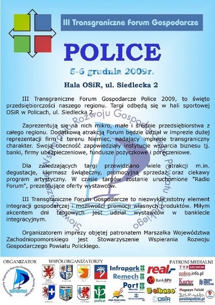 III Transgraniczne Forum Gospodarcze