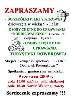 Spędzaj wolny czas aktywnie