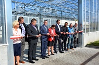 Uroczyste otwarcie hali solarnego suszenia osadu w oczyszczalni ścieków w Redlicy