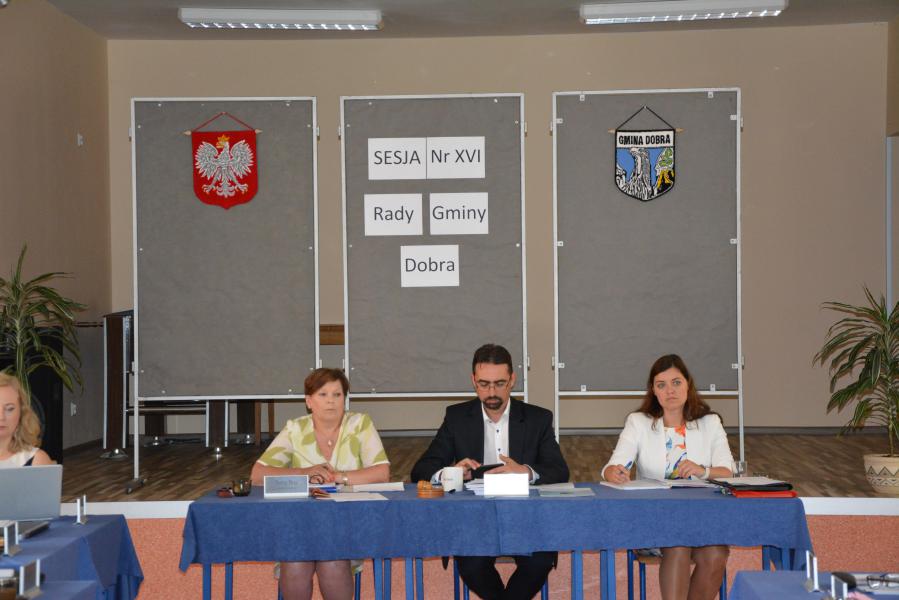 Relacja z XVI sesji Rady Gminy Dobra