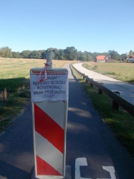 Remont ścieżki rowerowej Buk - Łęgi