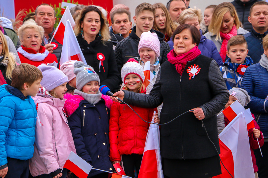 Mieszkańcy Gminy Dobra dla niepodległej Polski