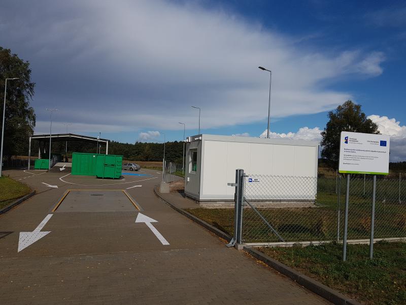 Punkt Selektywnej Zbiórki Odpadów Komunalnych w Gminie Dobra