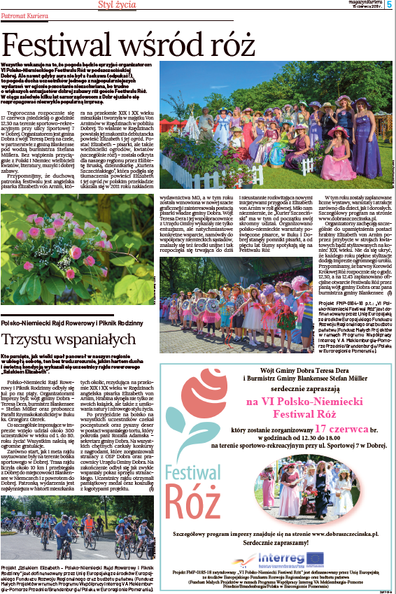 Napisali o nas w Kurierze Szczecińskim