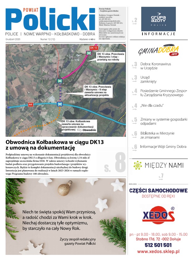 Gazeta - Powiat Policki 2020 rok