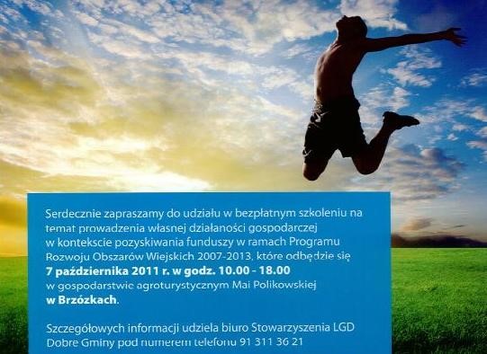 LGD "DOBRE GMINY" zaprasza: ABC Przedsiębiorczości