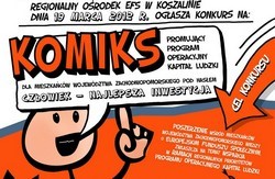 KONKURS NA KOMIKS PROMUJĄCY PROGRAM OPERACYJNY KAPITAŁ LUDZKI