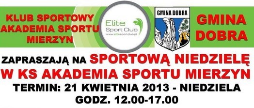 Sportowa niedziela w Mierzynie!