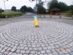 Zdewastowana droga Buk - Blankensee