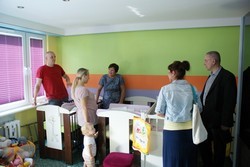 Wizyta u rodziców trojaczków