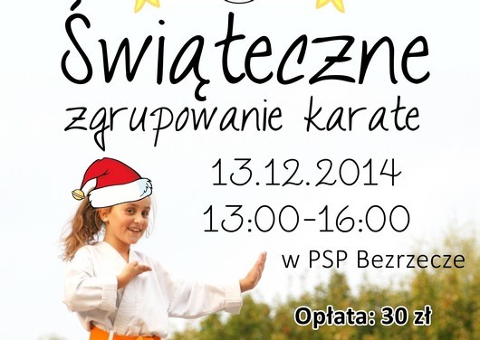 Świąteczne zgrupowanie karate w Bezrzeczu