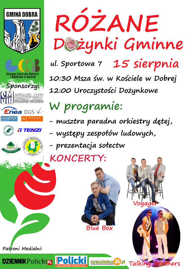 Zapraszamy na Różane Dożynki