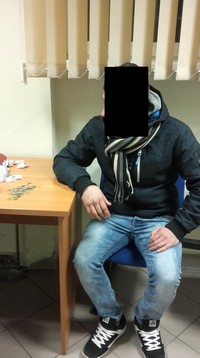 Ujęcie sprawcy kradzieży w Dobrej 