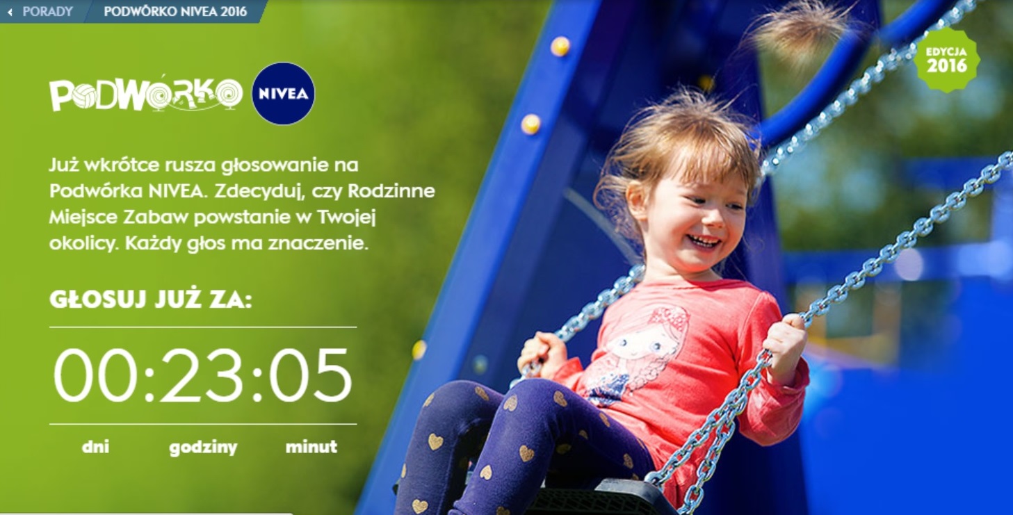 Podwórko NIVEA w Bezrzeczu - zagłosuj !