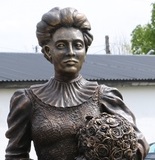 Zaproszenie na uroczyste odsłonięcie pomnika Elizabeth von Arnim w Dobrej