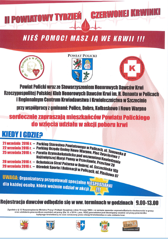 II Powiatowy Tydzień Czerwonej Krwinki