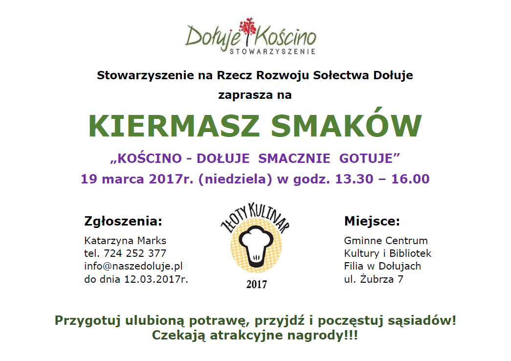 Kiermasz Smaków w Dołujach