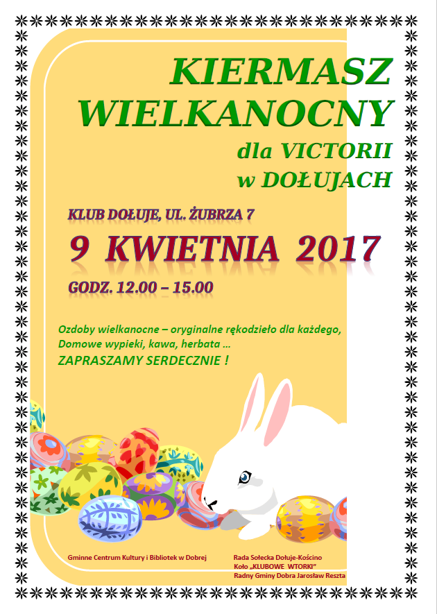Kiermasz Wielkanocny dla Victorii w Dołujach