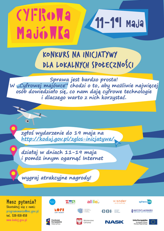 Cyfrowa majówka - konkurs na inicjatywy dla lokalnych społeczności