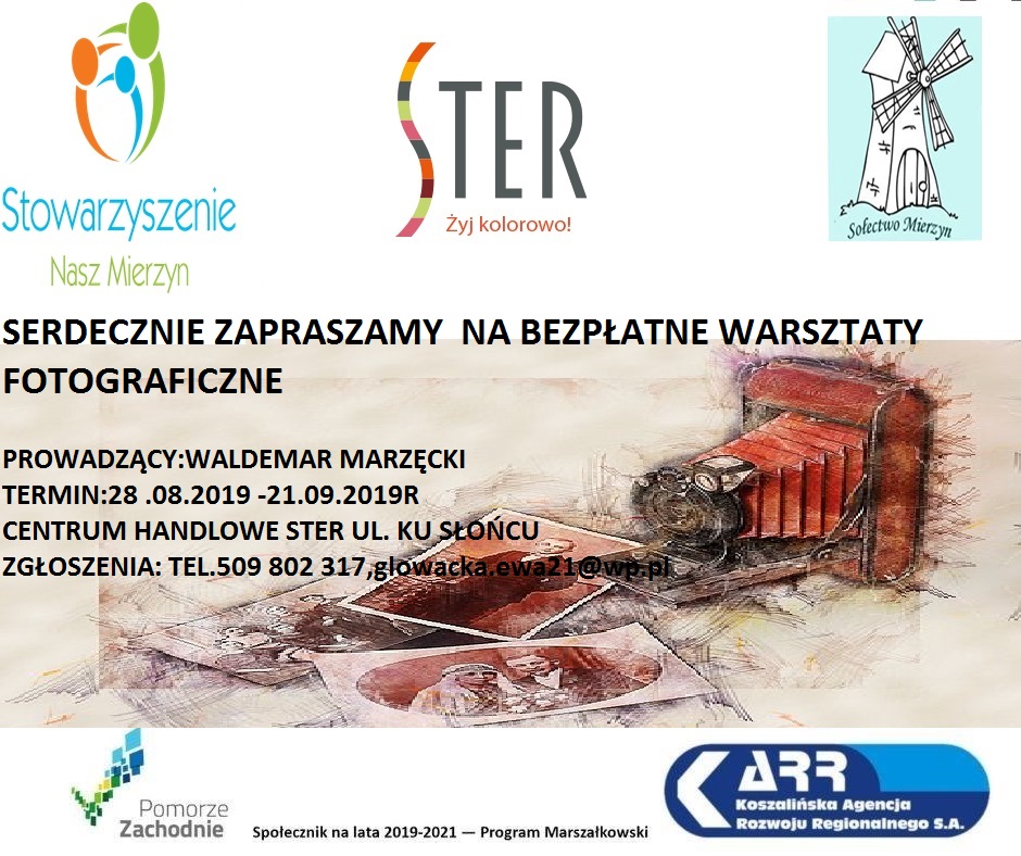 Zaproszenie na warsztaty fotograficzne 