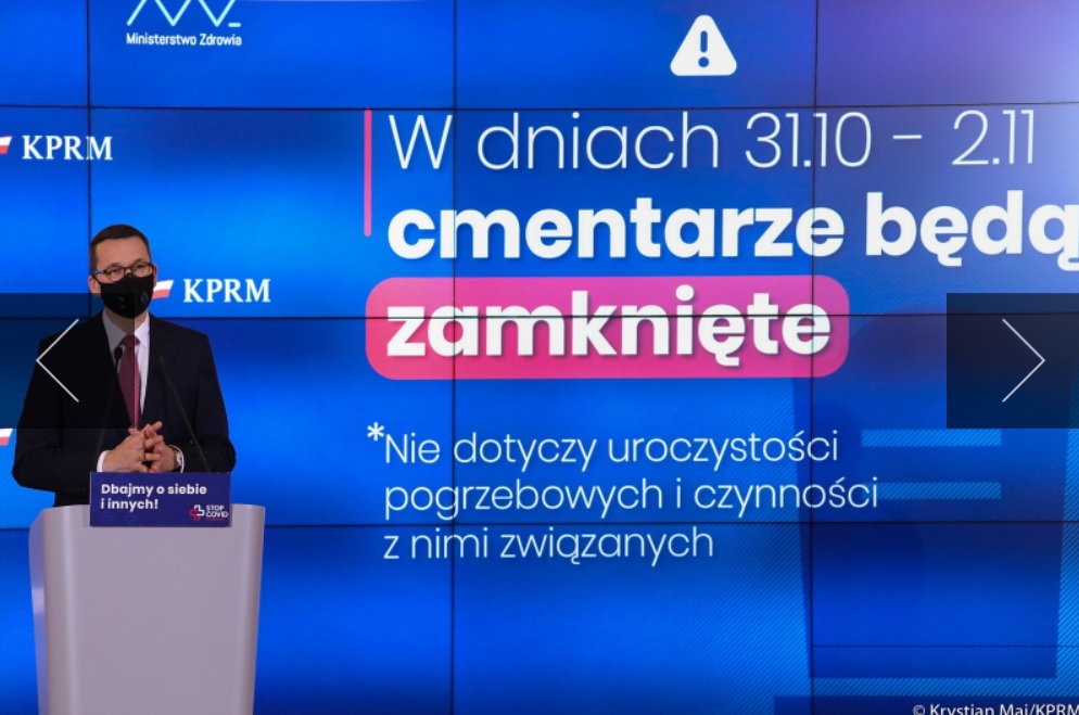 Zakaz wstępu na cmentarze 