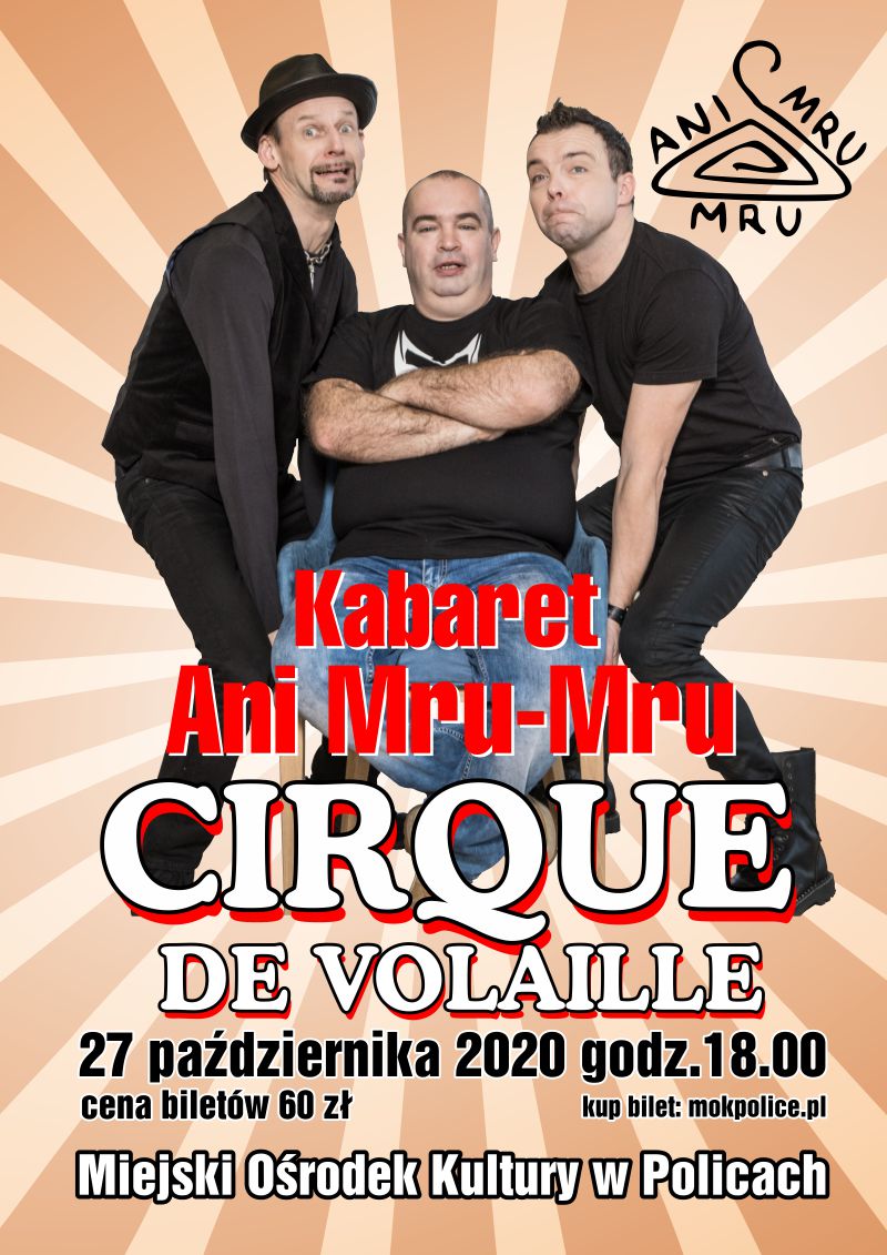 Kabaret Ani Mru-Mru w październiku w MOKu w Policach