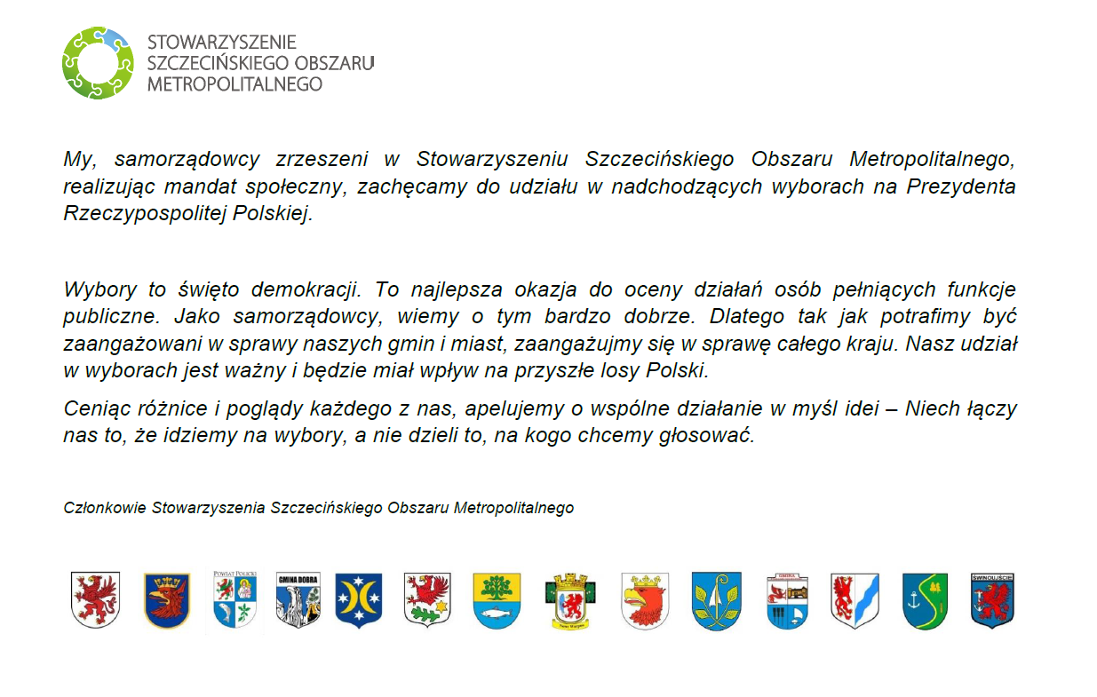 Apel samorządowców SSOM w sprawie udziału w nadchodzących wyborach