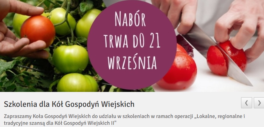 Szkolenia dla Kół Gospodyń Wiejskich 