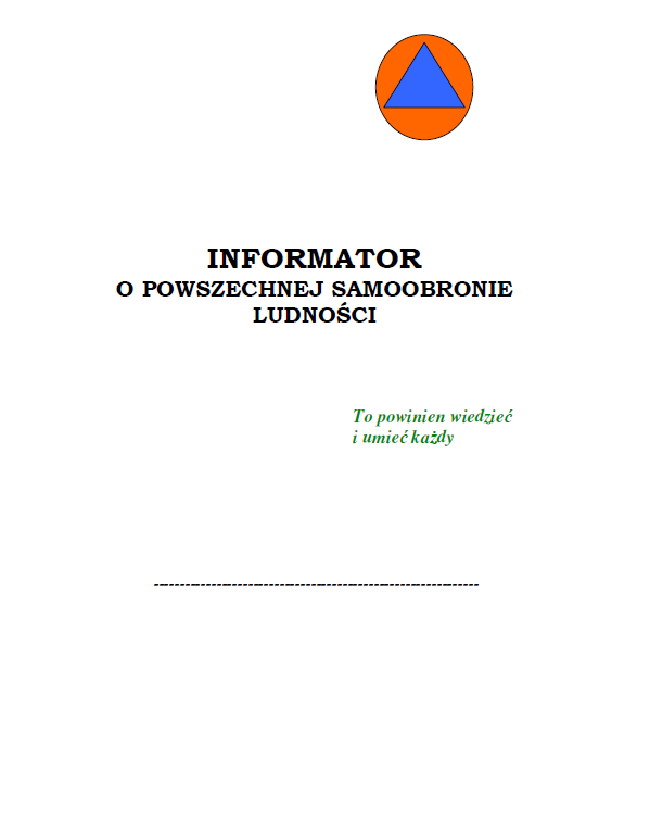 Informator o powszechnej samoobronie ludności