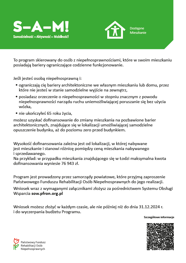 Dostępne mieszkanie - program wsparcia