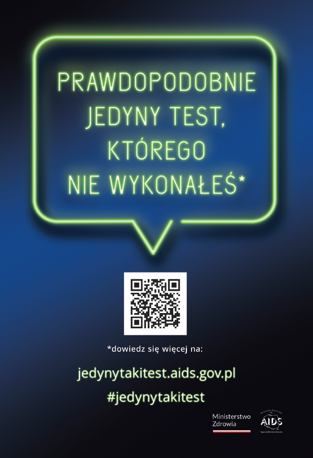 Plakat #jedynytakitest ON
