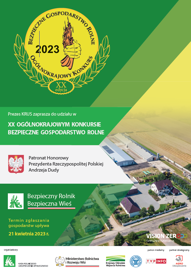 XX Ogólnokrajowy Konkurs Bezpieczne Gospodarstwo Rolne 