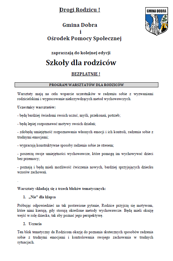 Szkoła dla rodziców