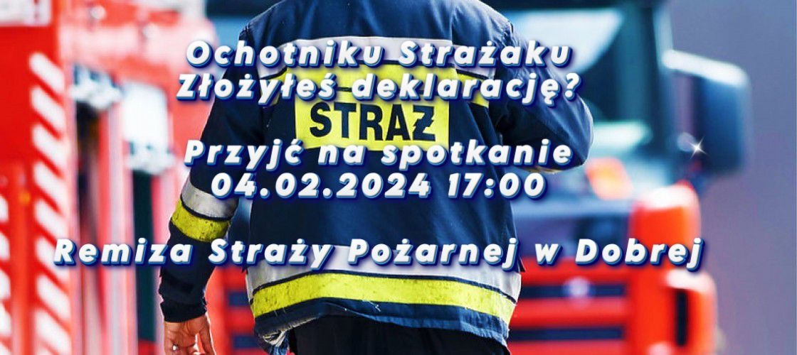 Spotkanie kandydatów na druhów OSP Mierzyn