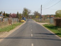 Sławoszewo, wykonanie oświetlenia – lewa strona ul. Złotej
