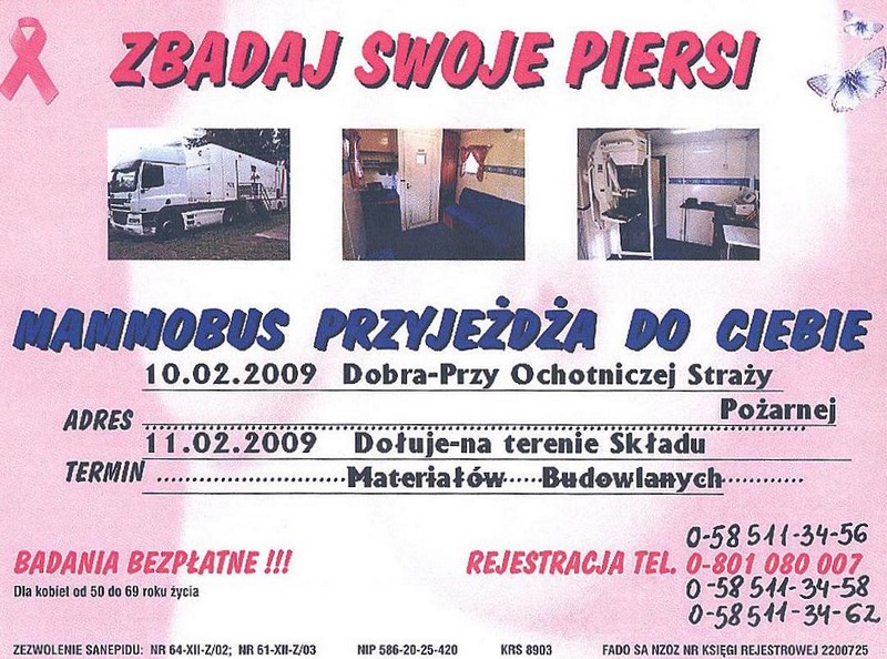 Badania mmamograficzne 